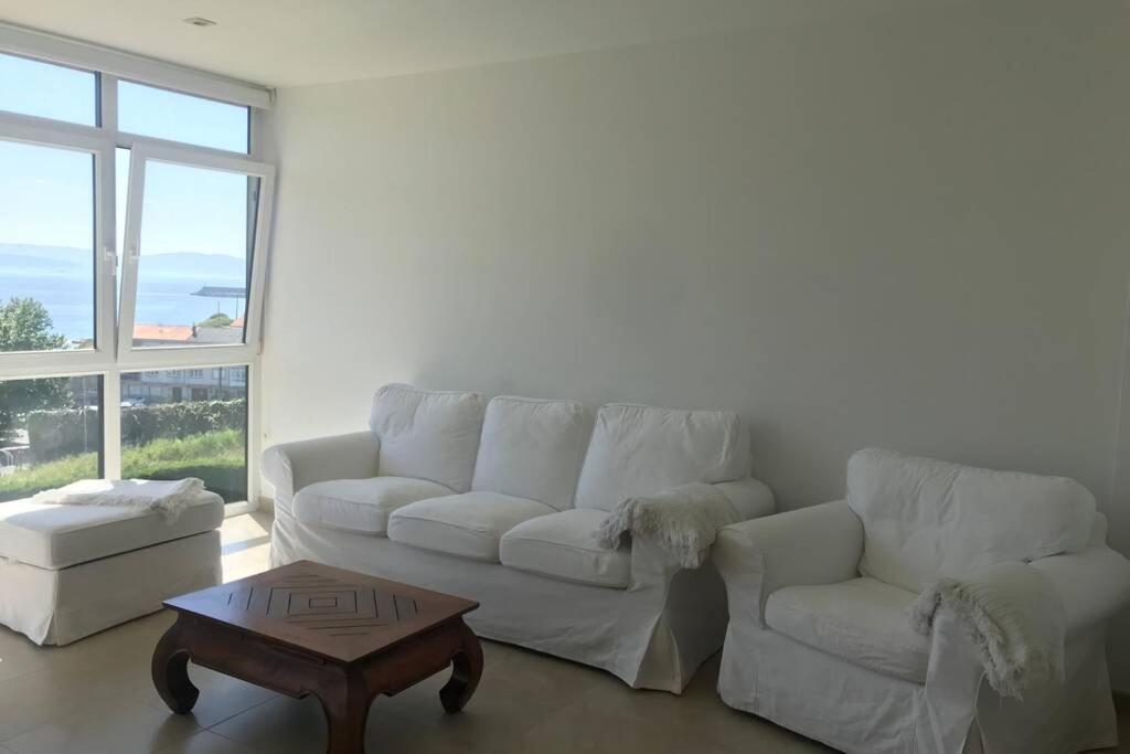 Apartamento Primera Linea De Playa Finisterre Eksteriør bilde